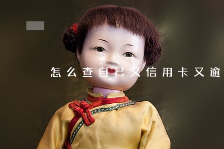 怎么查自己又信用卡又逾期 怎么查自己又信用卡又逾期