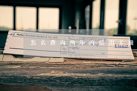 怎么查询两年内信用卡逾期 怎么查询两年内信用卡逾期