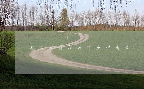 怎么样借条写下法律有效 怎么样借条写下法律有效