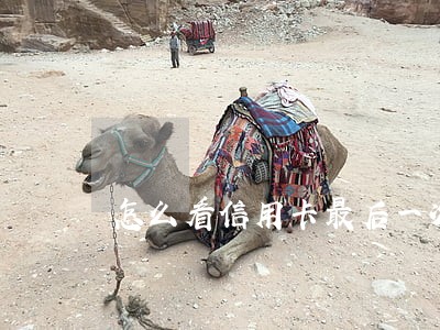 怎么看信用卡最后一次逾期时间 怎么看信用卡最后一次逾期时间