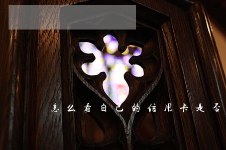 怎么看自己的信用卡是否有逾期 怎么看自己的信用卡是否有逾期