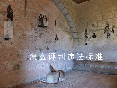 怎么评判违法标准 怎么评判违法标准