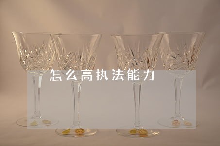 怎么高执法能力 怎么高执法能力
