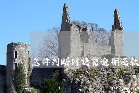 怎样判断网捷贷逾期还款 怎样判断网捷贷逾期还款
