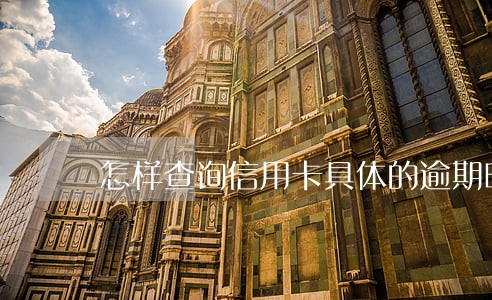 怎样查询信用卡具体的逾期时间 怎样查询信用卡具体的逾期时间