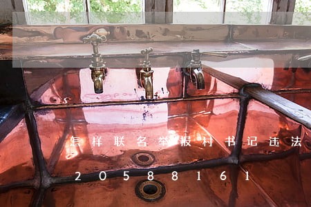 怎样联名举报村书记违法卖地/2023020588161 怎样联名举报村书记违法卖地/2023020588161