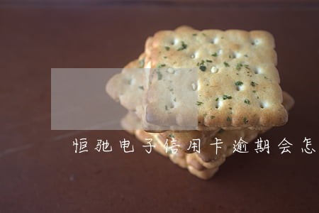 恒驰电子信用卡逾期会怎样