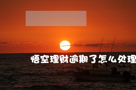 悟空理财逾期了怎么处理 悟空理财逾期了怎么处理