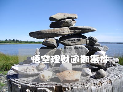 悟空理财逾期事件