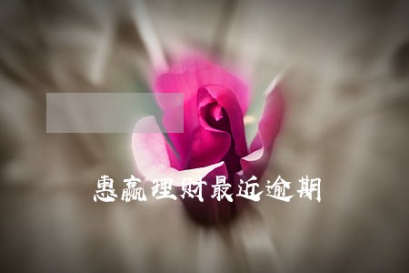 惠赢理财最近逾期