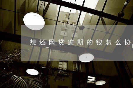 想还网贷逾期的钱怎么协商好 想还网贷逾期的钱怎么协商好