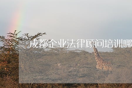成都企业法律顾问培训哪家好 成都企业法律顾问培训哪家好