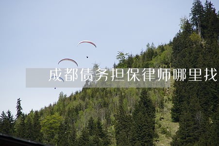 成都债务担保律师哪里找 成都债务担保律师哪里找