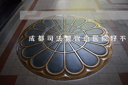 成都司法警官总医院好不好