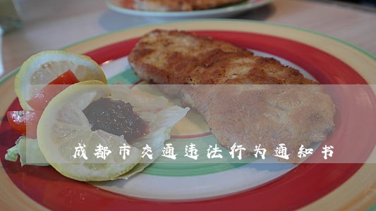 成都市交通违法行为通知书 成都市交通违法行为通知书