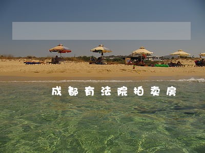 成都有法院拍卖房 成都有法院拍卖房
