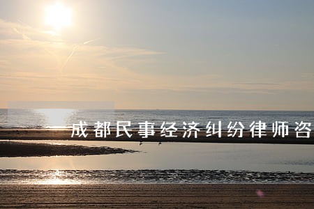 成都民事经济纠纷律师咨询 成都民事经济纠纷律师咨询