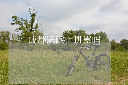 成都法院上班累吗 成都法院上班累吗