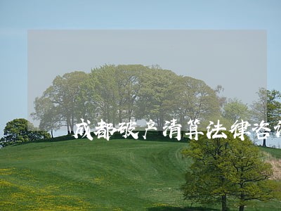 成都破产清算法律咨询热线 成都破产清算法律咨询热线