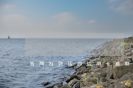 我两万块钱的信用卡逾期了十个月