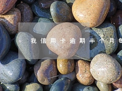 我信用卡逾期半个月每上征信 我信用卡逾期半个月每上征信