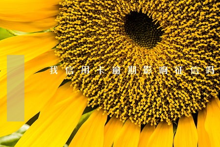 我信用卡逾期影响征信吗