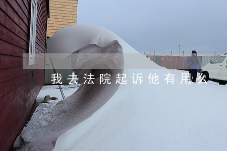 我去法院起诉他有用么