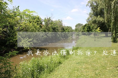 我县依法强制拆除9处违法建筑 我县依法强制拆除9处违法建筑