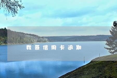 我哥信用卡逾期 我哥信用卡逾期