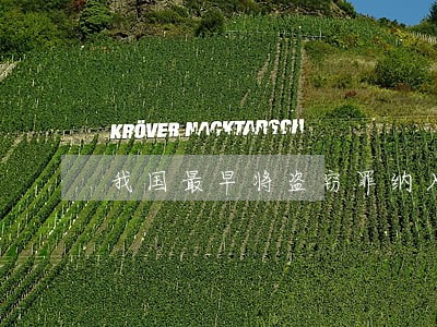 我国最早将盗窃罪纳入刑法之中是在 我国最早将盗窃罪纳入刑法之中是在