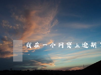 我在一个网贷上逾期了11天 我在一个网贷上逾期了11天
