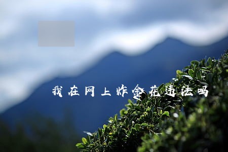 我在网上炸金花违法吗