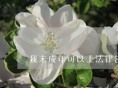 我未成年可以上法律告他吗 我未成年可以上法律告他吗
