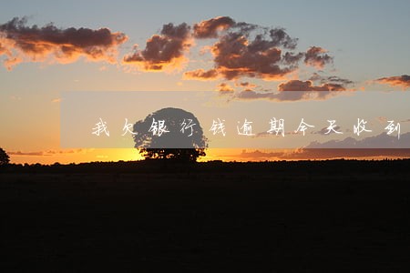 我欠银行钱逾期今天收到法院传票 我欠银行钱逾期今天收到法院传票