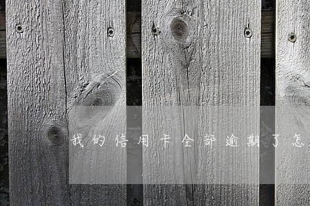 我的信用卡全部逾期了怎么办 我的信用卡全部逾期了怎么办