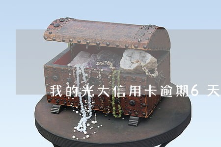 我的光大信用卡逾期6天上征信不