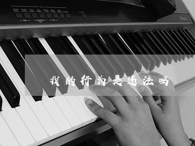 我的行为是违法吗 我的行为是违法吗
