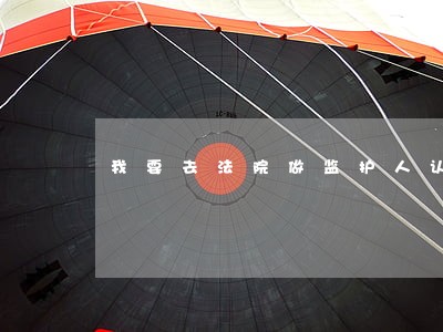 我要去法院做监护人认定 我要去法院做监护人认定