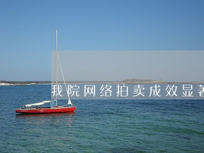 我院网络拍卖成效显著 我院网络拍卖成效显著