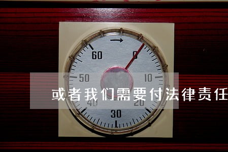 或者我们需要付法律责任吗 或者我们需要付法律责任吗