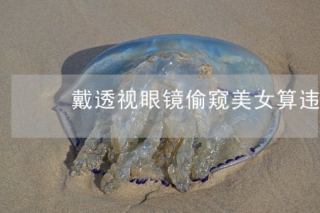 戴透视眼镜偷窥美女算违法吗