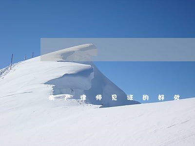 房产律师见证的好处 房产律师见证的好处
