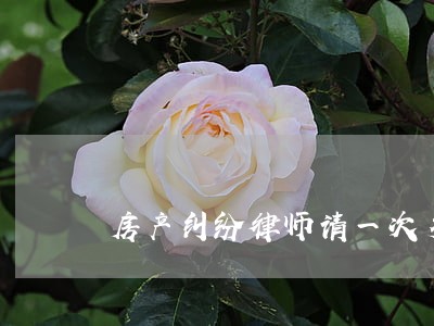 房产纠纷律师请一次多少钱 房产纠纷律师请一次多少钱