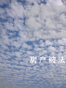房产被法院冻结了怎么办