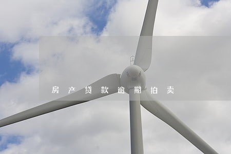 房产贷款逾期拍卖 房产贷款逾期拍卖