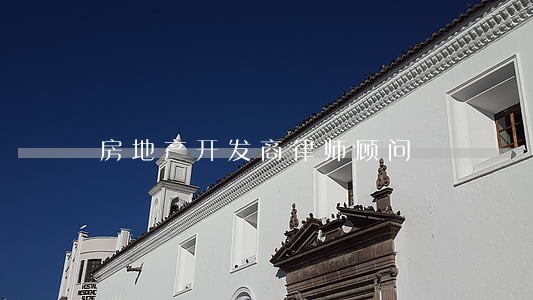 房地产开发商律师顾问