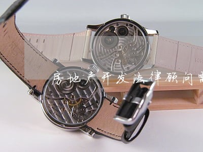 房地产开发法律顾问需做些什么 房地产开发法律顾问需做些什么