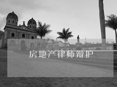 房地产律师辩护 房地产律师辩护