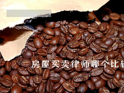 房屋买卖律师哪个比较有名 房屋买卖律师哪个比较有名