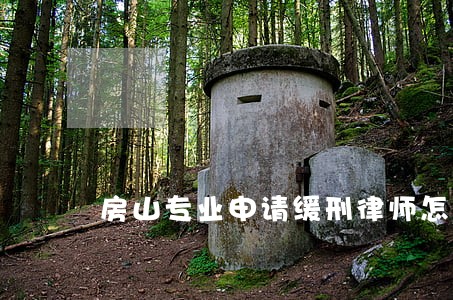 房山专业申请缓刑律师怎么收费